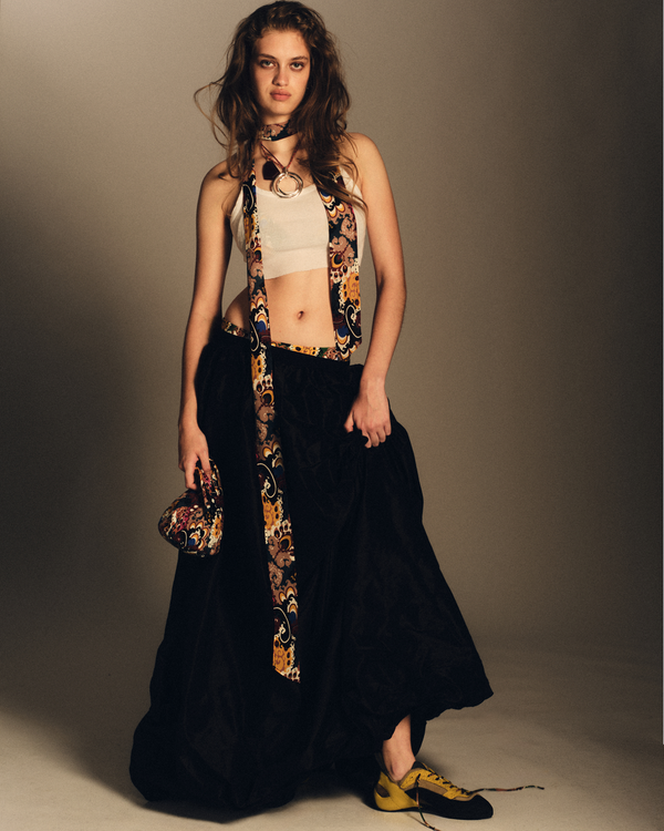 SILK BALL SKIRT