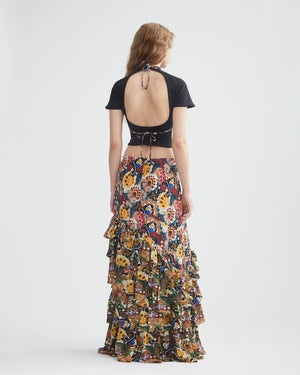RUFFLE SKIRT
