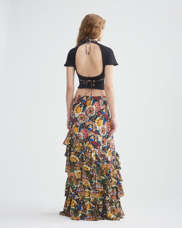 RUFFLE SKIRT
