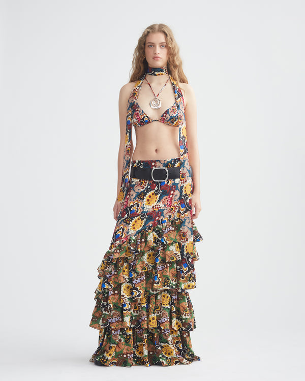 RUFFLE SKIRT