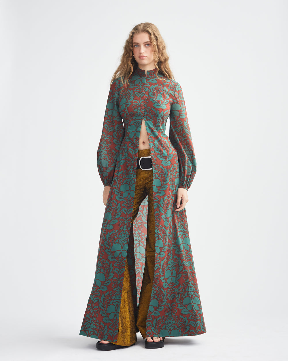 MOCK NECK DUSTER