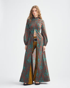 MOCK NECK DUSTER