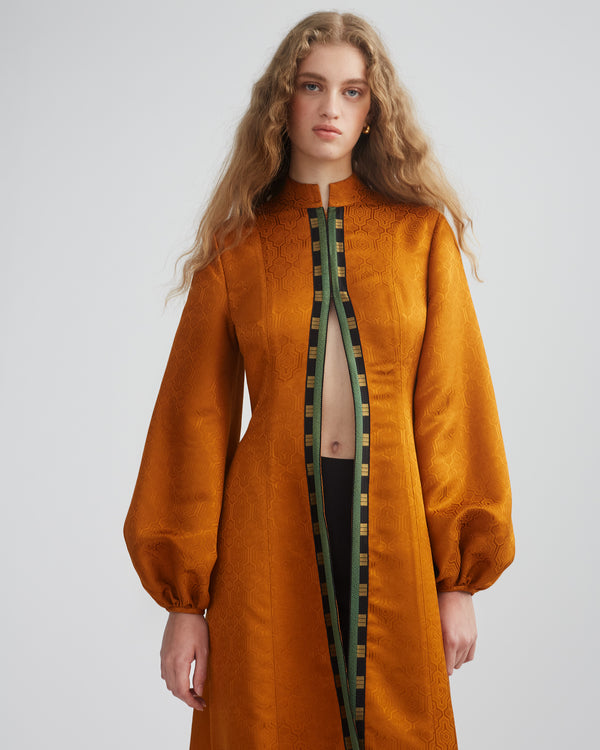 MOCK NECK DUSTER