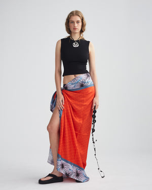 PRINTED SILK SCARF