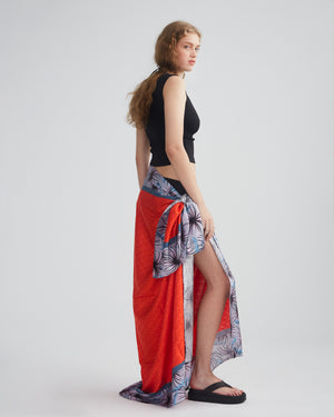 PRINTED SILK SCARF
