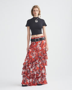 RUFFLE SKIRT
